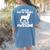 Boston Terrier Awesome Women's Comfort Colors T-Shirt Back Print Blue Jean