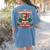 Boston Terrier My Christmas Spirit Dog Santa Claus X-Mas Women's Comfort Colors T-Shirt Back Print Blue Jean