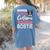 Boston Terrier Dog Bostie Halloween Costume Dog For Kids Women's Comfort Colors T-Shirt Back Print Blue Jean