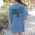 Boston Terrier Dog Bostie Mom Idea For Women Women's Comfort Colors T-Shirt Back Print Blue Jean