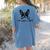 Boston Terrier Dog Owner I Do What I Want Pet Women's Comfort Colors T-Shirt Back Print Blue Jean