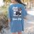 Boston Terrier Fart American Gentleman Non-Sporting Dog Women's Comfort Colors T-Shirt Back Print Blue Jean