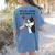 Boston Terrier Grandma Mother's Day Dog Mom Women's Comfort Colors T-Shirt Back Print Blue Jean