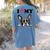 Boston Terrier I Heart My Dog Dog Lover Women's Comfort Colors T-Shirt Back Print Blue Jean