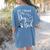 Boston Terrier Reading Books Love My Dog Men Women Kids T-Shirt Women's Comfort Colors T-Shirt Back Print Blue Jean