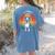 Boston Terrier UFO Alien Boston Terrier Dog Mom Dad Women's Comfort Colors T-Shirt Back Print Blue Jean