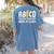 Boys Girls Teachers Rock Back To School ABCD Back In Class Women's Comfort Colors T-Shirt Back Print Blue Jean