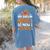 My Broom Broke So Now I Teach Halloween Teacher Women's Comfort Colors T-Shirt Back Print Blue Jean