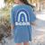 Bulldogs School Mascot Rainbow Teacher Lover Women's Comfort Colors T-Shirt Back Print Blue Jean Bulldogs School Mascot Rainbow Teacher Lover Women's Comfort Colors T-Shirt Back Print Blue Jean