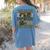 Camo Team 2nd Grade Squad Back To School Teacher Kids Boys Women's Comfort Colors T-Shirt Back Print Blue Jean