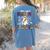 You Can't Scare Me I'm A Teacher Halloween Costume Women's Comfort Colors T-Shirt Back Print Blue Jean