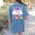 You Can't Scare Me I'm A Teacher Halloween Women's Comfort Colors T-Shirt Back Print Blue Jean