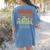 Capital Letters And Periods Bruh Teacher Grammar Kids Women's Comfort Colors T-Shirt Back Print Blue Jean