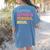 Capital Letters And Periods Bruh Teacher Bruh Teache Women's Comfort Colors T-Shirt Back Print Blue Jean