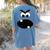 Carrot Teacher Matching Halloween Costume Women's Comfort Colors T-Shirt Back Print Blue Jean