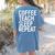 Coffee Teach Sleep Repeat Shirt Coffee Men Women Teacher Women's Comfort Colors T-Shirt Back Print Blue Jean