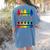 Colorful Crayon Kindergarten Team Tee For Teachers Students Men Women Kids Women's Comfort Colors T-Shirt Back Print Blue Jean