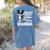 Coolest Boston Terrier Grandma Dog Women's Comfort Colors T-Shirt Back Print Blue Jean