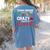 Crazy Teacher Men Women School Teachers Women's Comfort Colors T-Shirt Back Print Blue Jean