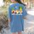 Cute Gnomes Teach Love And Inspire Back To School Teacher Women's Comfort Colors T-Shirt Back Print Blue Jean