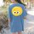Cute Good Egg Teacher Halloween Costume Group The Big Cheese Women's Comfort Colors T-Shirt Back Print Blue Jean
