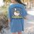 Cute Goose It's A Beautiful Day To Teach 1st Grade Teacher Women's Comfort Colors T-Shirt Back Print Blue Jean