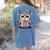 Cute Reading Owl Book Lover Teacher Librarian Bookworm Women's Comfort Colors T-Shirt Back Print Blue Jean Cute Reading Owl Book Lover Teacher Librarian Bookworm Women's Comfort Colors T-Shirt Back Print Blue Jean