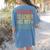 Dad My Favorite Teacher Is My Daughter Proud Daddy Women's Comfort Colors T-Shirt Back Print Blue Jean