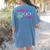 What Does The Text Say Text Evidence Reading Teacher For Men Women Women's Comfort Colors T-Shirt Back Print Blue Jean