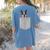 Dog In Your Pocket Boston Terrier For Men Women Girls Kids Women's Comfort Colors T-Shirt Back Print Blue Jean