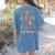 What Are We Doing Today PE Teacher Women's Comfort Colors T-Shirt Back Print Blue Jean What Are We Doing Today PE Teacher Women's Comfort Colors T-Shirt Back Print Blue Jean