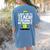Duble2t I Just Like To Teach Teachings My Favorite Elf Teacher -Adults & -Kids Red Short Sleeve Women's Comfort Colors T-Shirt Back Print Blue Jean