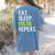 Eat Sleep Math Repeat Teacher Lover Women's Comfort Colors T-Shirt Back Print Blue Jean