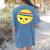 The Eggcellent Athlete Good Egg Teacher Halloween Food Group Women's Comfort Colors T-Shirt Back Print Blue Jean