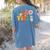 English Teacher Ela Vibes Teacher Kids First Day Of School Women's Comfort Colors T-Shirt Back Print Blue Jean