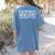 English Teacher About Grammar And Christmas Women's Comfort Colors T-Shirt Back Print Blue Jean