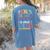 English Teaching ENL Teacher Language Is What We Do Women's Comfort Colors T-Shirt Back Print Blue Jean