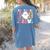 ESL Teacher Boo Crew Halloween Costume Women's Comfort Colors T-Shirt Back Print Blue Jean