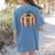 Fall Book Pumpkin Retro Reading Halloween Teacher Librarian Women's Comfort Colors T-Shirt Back Print Blue Jean Fall Book Pumpkin Retro Reading Halloween Teacher Librarian Women's Comfort Colors T-Shirt Back Print Blue Jean