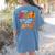 Lets Fall In Love With PE Teacher Thanksgiving Women's Comfort Colors T-Shirt Back Print Blue Jean