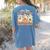 Are You Fall O Ween Directions Halloween Teacher Women's Comfort Colors T-Shirt Back Print Blue Jean