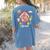 Farm Field Trip Squad Field Day 2025 Teachers Students Women's Comfort Colors T-Shirt Back Print Blue Jean