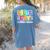 Field Day Green Team For Teacher Kids Field Day Games Women's Comfort Colors T-Shirt Back Print Blue Jean