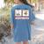 First Data Then Thanksgiving Im Earning A Break Sped Teacher Women's Comfort Colors T-Shirt Back Print Blue Jean