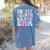 In My Fourth Grade Era Girl Back To School 4th Grade Teacher Women's Comfort Colors T-Shirt Back Print Blue Jean