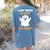French Teacher Halloween French Class School Women's Comfort Colors T-Shirt Back Print Blue Jean