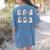 Ghost Reading Books Teacher Halloween Librarian Cute Boook Women's Comfort Colors T-Shirt Back Print Blue Jean