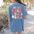 Groovy In My Spooky Teacher Era Halloween Party Boo Women's Comfort Colors T-Shirt Back Print Blue Jean Groovy In My Spooky Teacher Era Halloween Party Boo Women's Comfort Colors T-Shirt Back Print Blue Jean