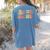 Groovy Substitute Teacher Retro Teacher Back To School Women's Comfort Colors T-Shirt Back Print Blue Jean