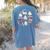 Halloween Advocate Heat Transfers Special Education Teacher Men Women Women's Comfort Colors T-Shirt Back Print Blue Jean